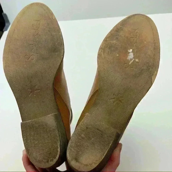 Splendid ankle boots 7 tan leather Chelsea western - Picture 6 of 11